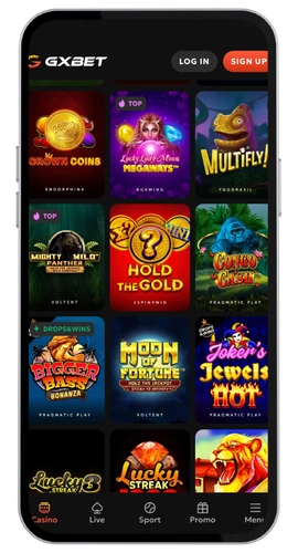 GxBet casino app